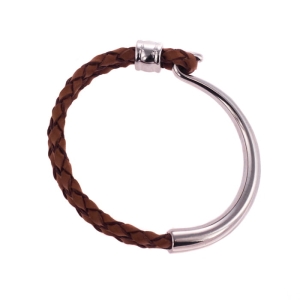 EM Men's Accessories bransoletka skórzana brązowa.jpg