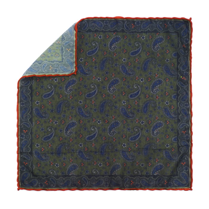 EM Men's Accessories poszetka z modalu zielona paisley.jpg