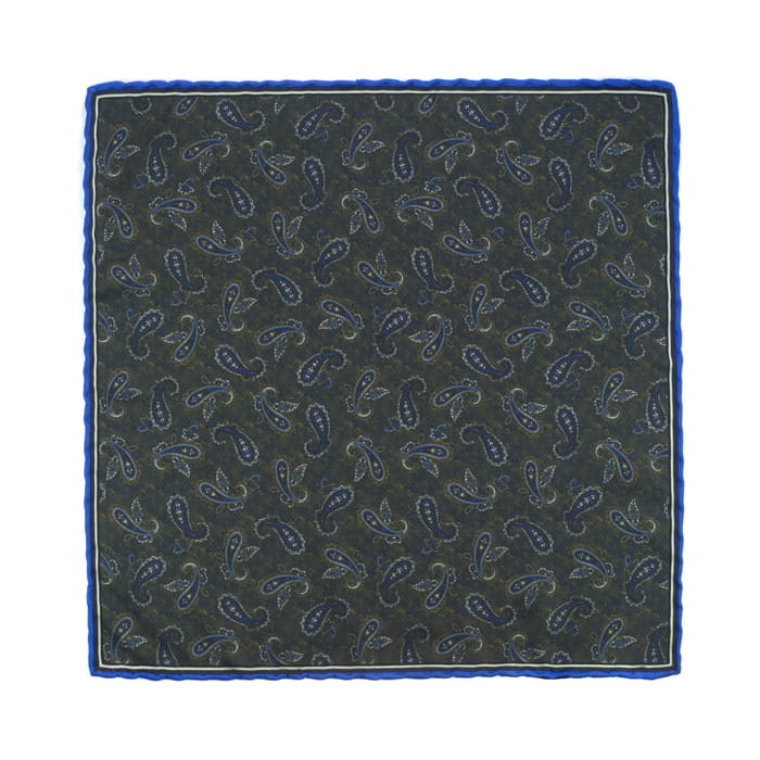 EM Men's Accessories poszetka zielona paisley mikrofibra.jpg