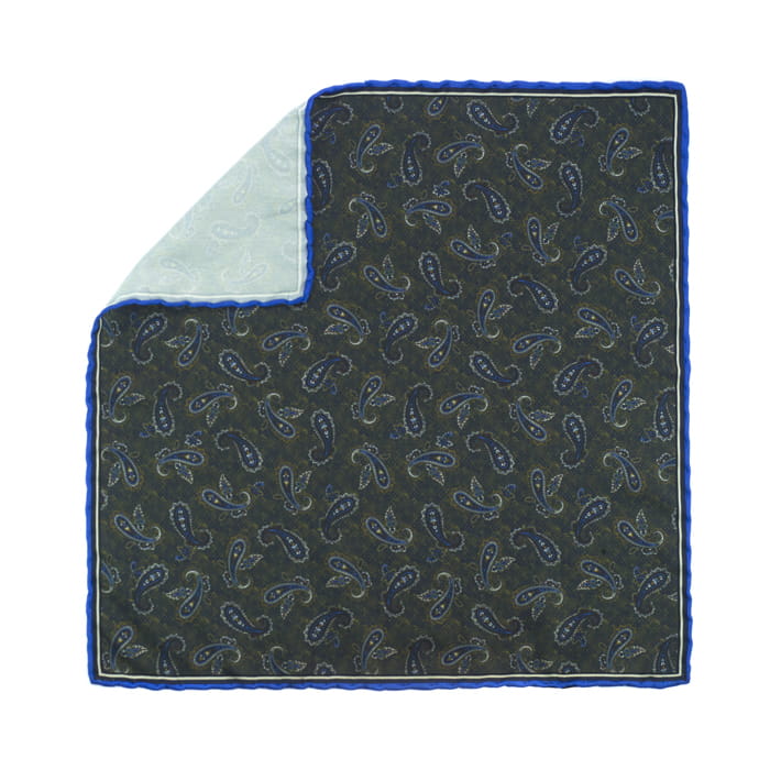 EM Men's Accessories poszetka zielona paisley mikrofibra.jpg