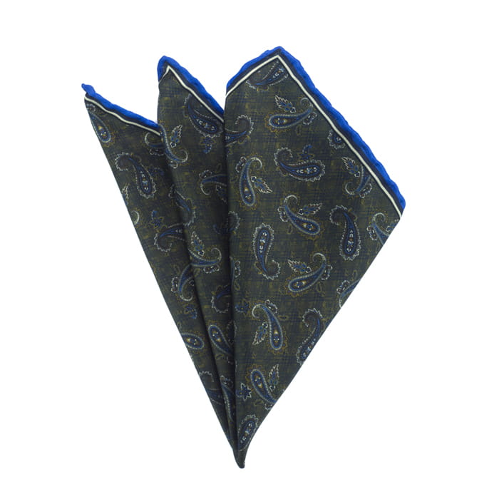 EM Men's Accessories poszetka zielona paisley mikrofibra.jpg