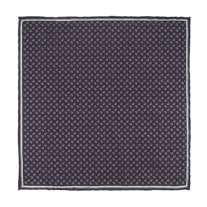 EM Men's Accessories poszetka mikrofibra bordowa paisley.jpg