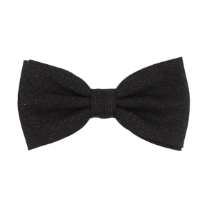 Mucha wełniana - ciemnobrązowa melanżowa