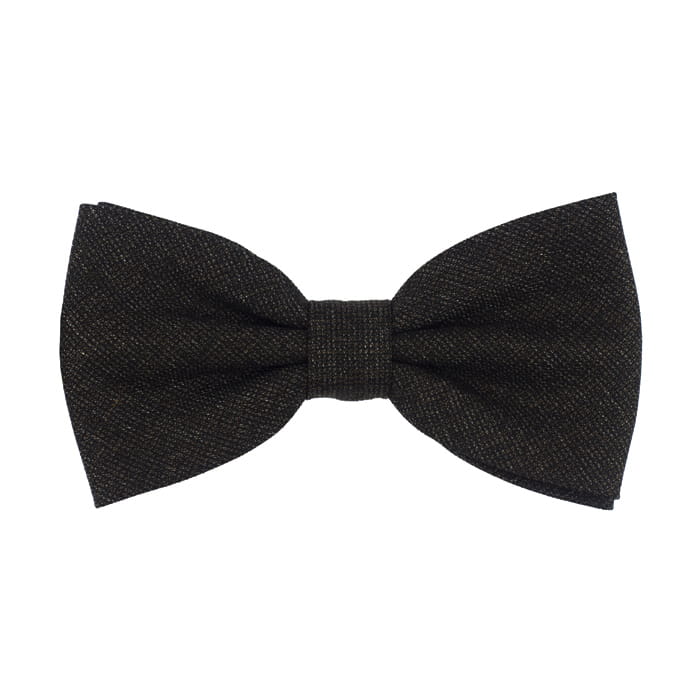 Mucha wełniana - ciemnobrązowa melanżowa