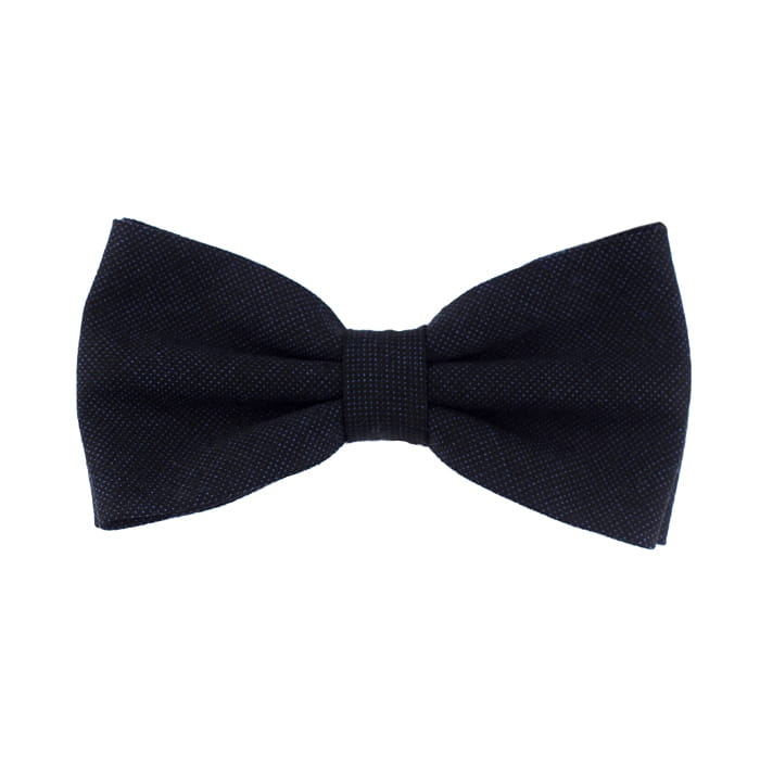 Mucha bawełniana granatowa w mikrowzór