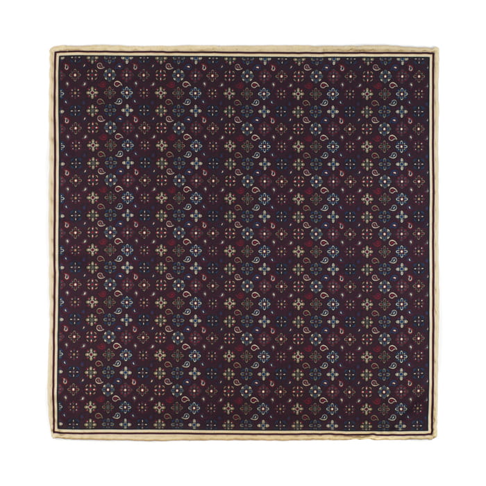 EM Men's Accessories poszetka z mikrofibry bordowa paisley.jpg