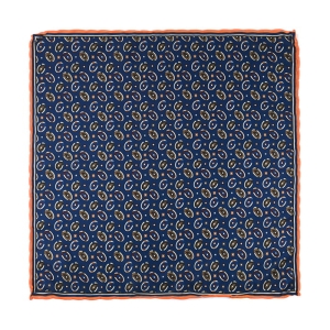EM Men's Accessories poszetka z mikrofibry niebieska pomarańczowa paisley.jpg