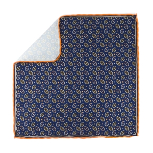 EM Men's Accessories poszetka z mikrofibry niebieska pomarańczowa paisley.jpg