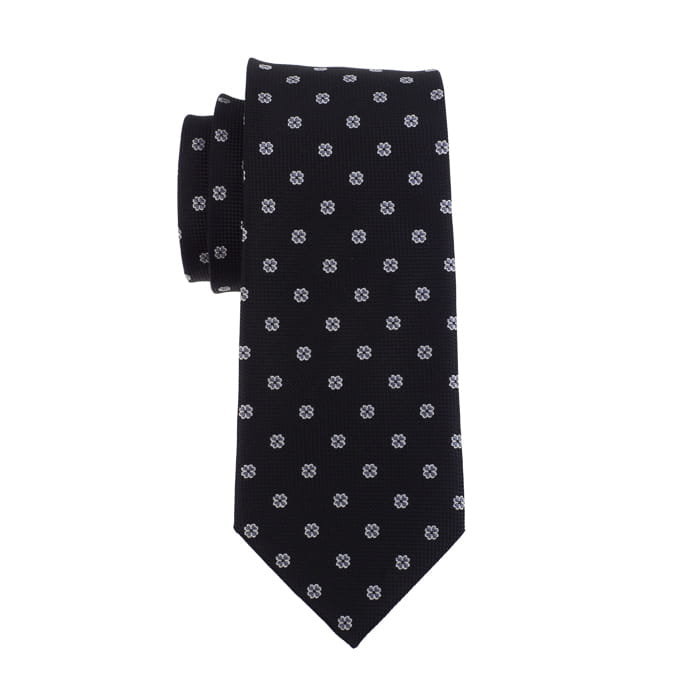 krawat czarny w koniczyny EM-01170863 (1).jpg