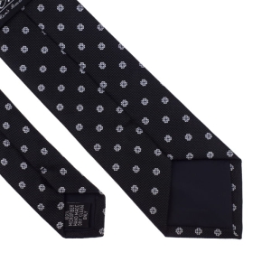 krawat czarny w koniczyny EM-01170863 (3).jpg
