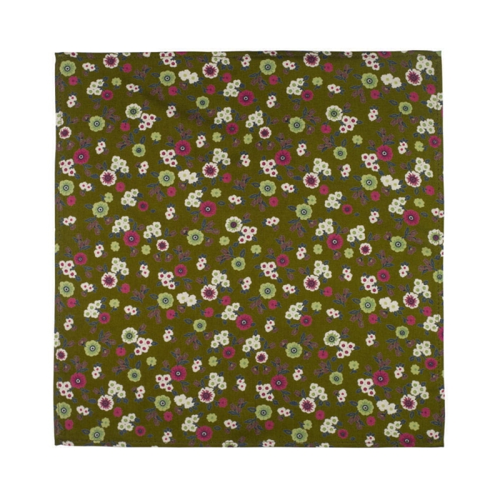 Em Men's Accessories poszetka oliwkowa w kwiaty EM-03-03-134 (1).jpg