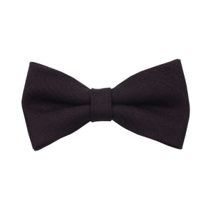 Mucha wełniana - ciemnobordowa w jodełkę