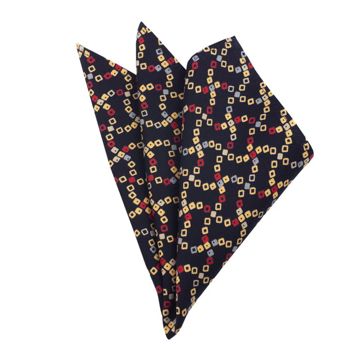 Em men's accessories poszetka bawełniana w łańcuchy.jpg