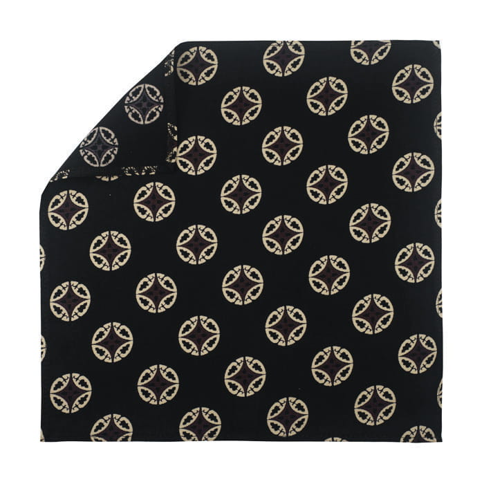 Em Men's Accessories poszetka czarna we wzory EM-1137030500145 (1).jpg