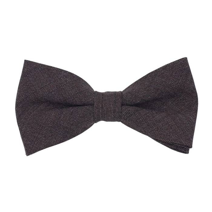 Mucha bawełniana brązowa w mikrowzór