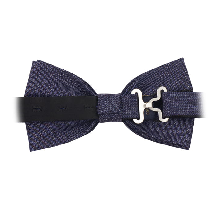 Mucha bawełniana granatowa w mikrowzór