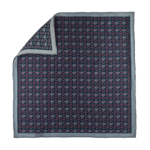 EM Men's Accessories poszetka jedwabna metaliczna szara w paisley.jpg