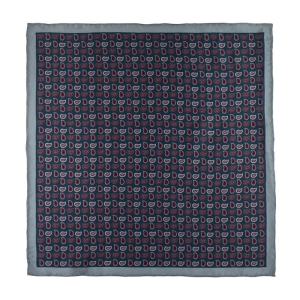 EM Men's Accessories poszetka jedwabna metaliczna szara w paisley.jpg