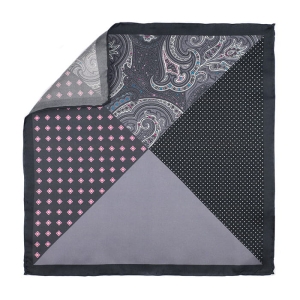 EM Men's Accessories poszetka jedwabna czarna poczwórna.jpg