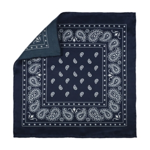 EM Men's Accessories poszetka jedwabna ciemny granat paisley gwiazdki.jpg
