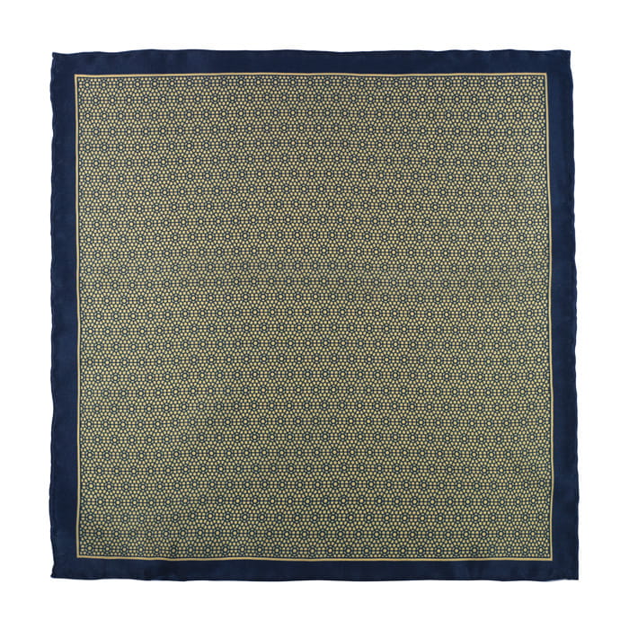 Em Men's Accessories poszetka granatowa we wzory geometryczne.jpg