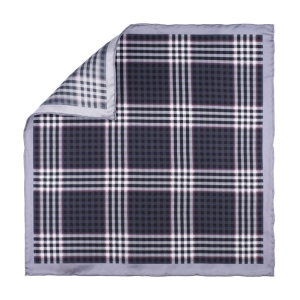 EM Men's Accessories poszetka jedwabna czarna w kratę.jpg