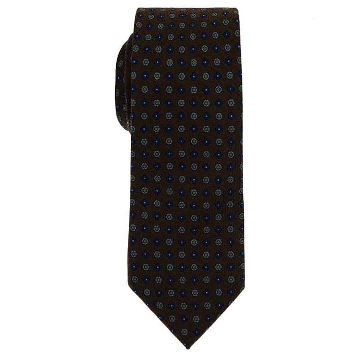 Krawat Wełniany Czerwony Ze wzorem (3).jpg