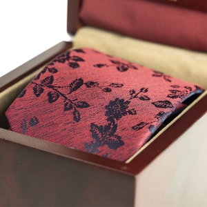 em men's accessories zestaw  prezentowy bordowy krawat poszetka spinki   (3).jpg