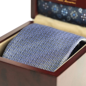 em men's accessories zestaw  prezentowy granatowy krawat poszetka spinki   (2).jpg