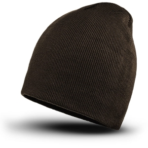 Czapka zimowa beanie - brązowa