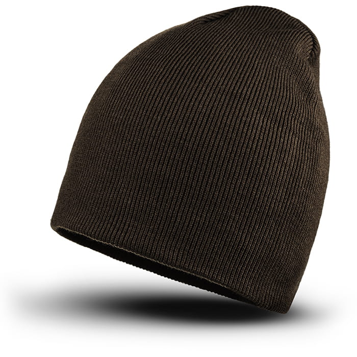Czapka zimowa beanie - brązowa