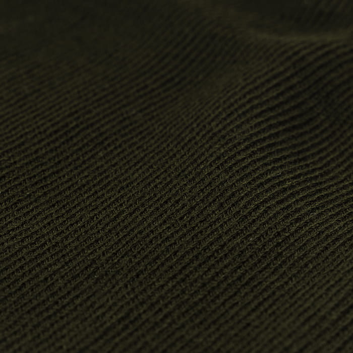 Czapka zimowa beanie - ciemnozielony butelkowa zieleń