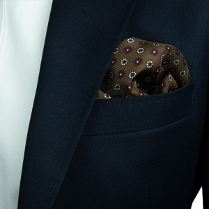 em men's accessories poszetka brązowa we wzór jedwab (5).jpg