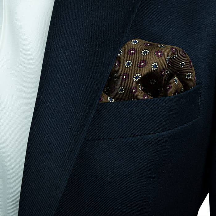 em men's accessories poszetka brązowa we wzór jedwab (5).jpg