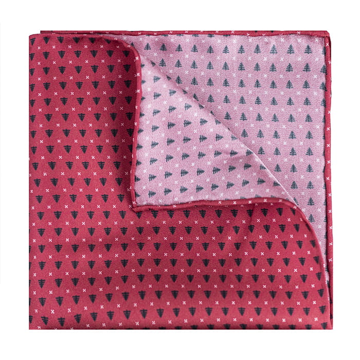 em men's accessories poszetka czerwona w choinke jebwab  (1).jpg