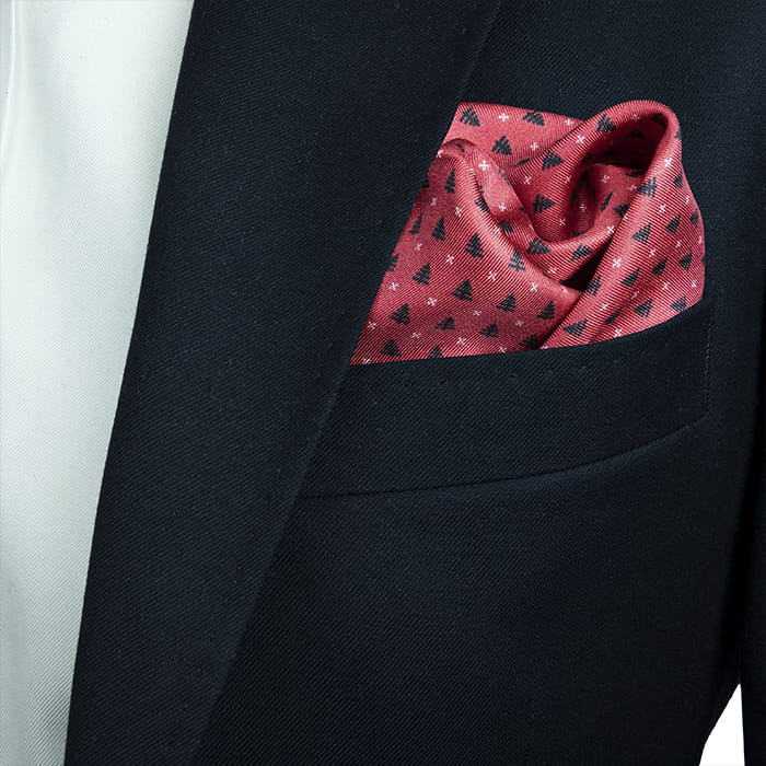 em men's accessories poszetka czerwona w choinke jebwab  (2).jpg