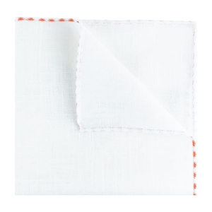 EM Men's Accessories poszetka lniana biała z czerwonym obszyciem.jpg