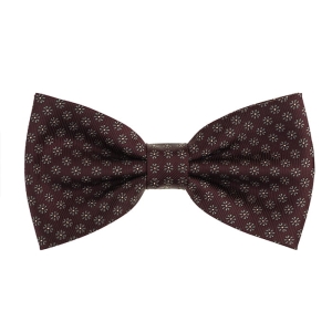 Mucha bordowa w kwiatki