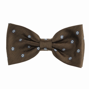 Mucha brązowa we wzory