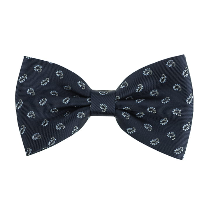 Mucha granatowa w paisley