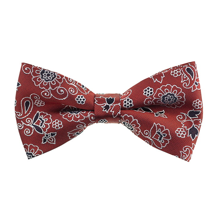 Mucha czerwona w kwiaty