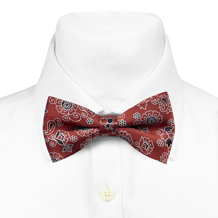 Mucha czerwona w kwiaty