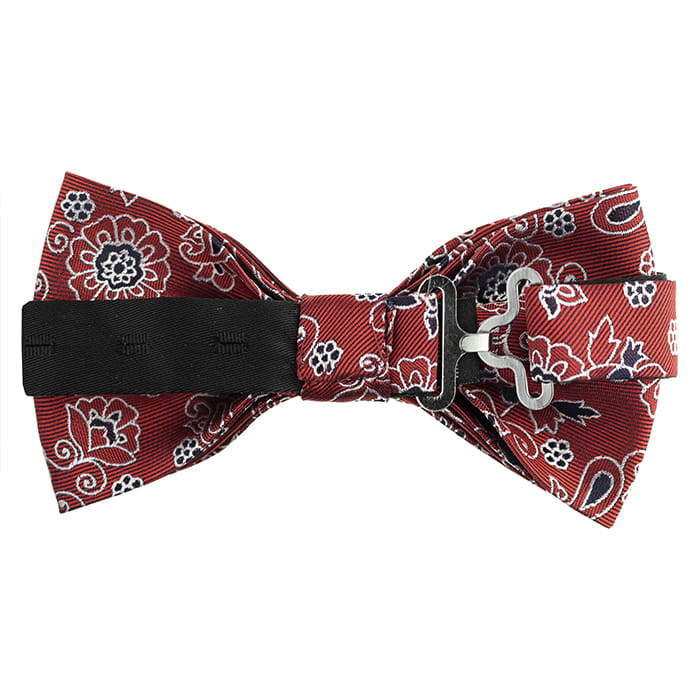 Mucha czerwona w kwiaty