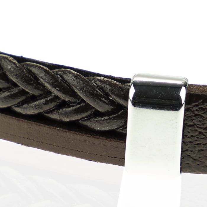 EM Men's Accessories bransoletka brązowa skóra naturalna.jpg