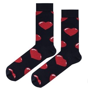 EM Men's Accessories bawełniane skarpety w czerwone serduszka.jpg