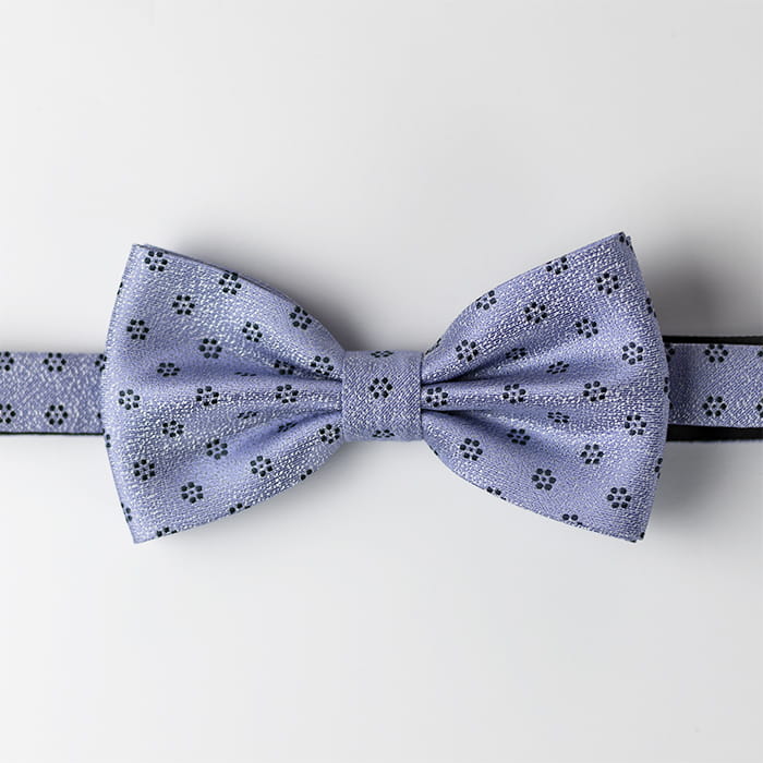 Mucha klasyczna fioletowa w kwiatki