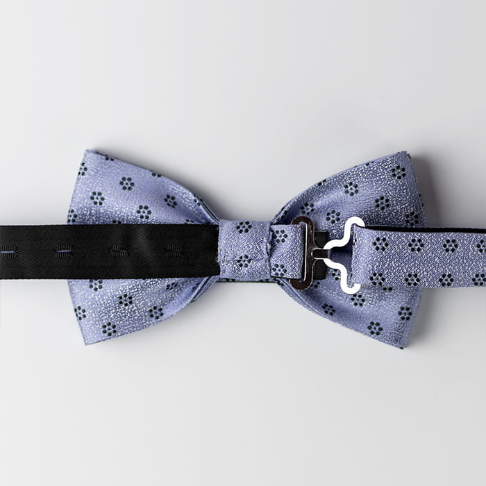 Mucha klasyczna fioletowa w kwiatki