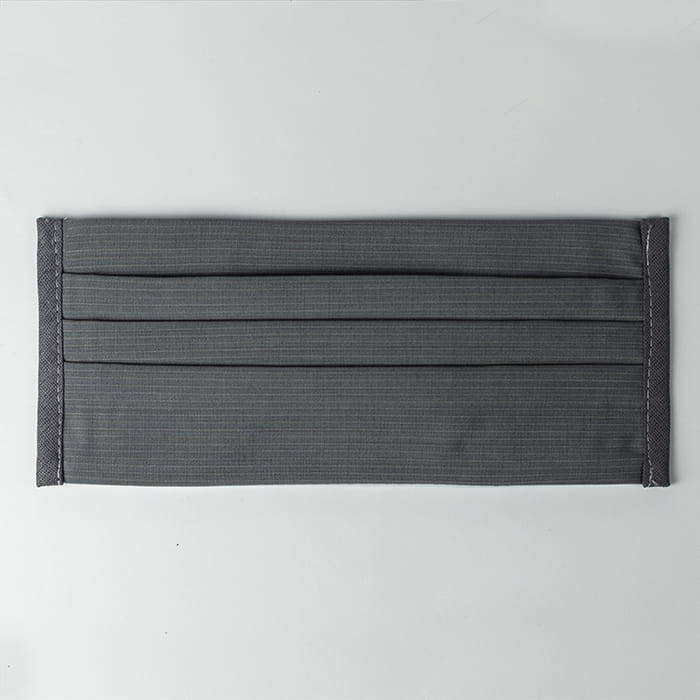 maseczka bawełniana ochronna gładka szara elegancka zwykła