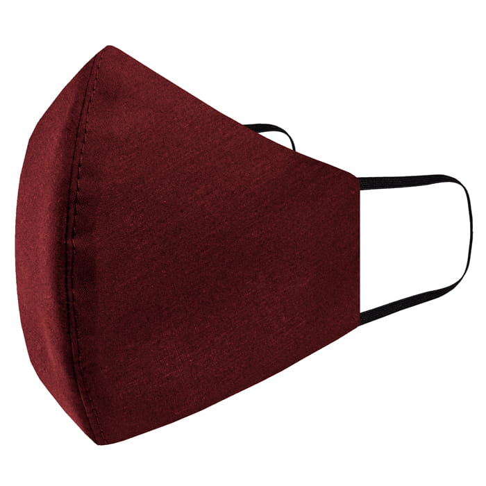 maska bawełniana wielokrotnego użytku em mens accessories gładka bordowa