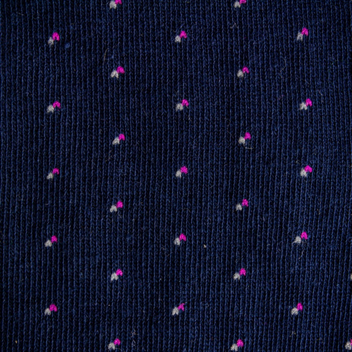 EM Men's Accessories bawełniane skarpety granatowe w kropki.jpg